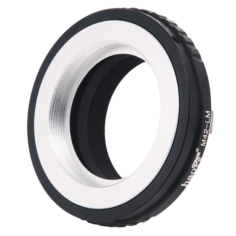 Haoge Lens Mount Adapter for M42 42mm Screw Mount Lens to Leica M LM Mount Camera Such as M240, M240P, M262, M3, M2, M1, M4, M5, M6, MP, M7, M8, M9, M9-P, M Monochrom, M-E, M, M-P, M10, M-A - Image 3